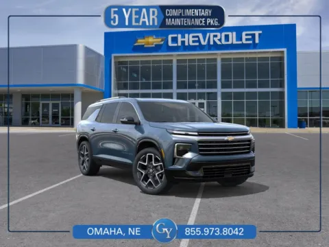 Blue 2026 Chevrolet Traverse High Country for sale in Omaha, NE