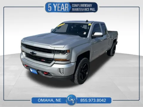 Silver 2018 Chevrolet Silverado 1500 LT for sale in Omaha, NE