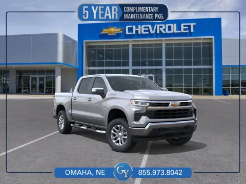 Gray 2026 Chevrolet Silverado 1500 LT for sale in Omaha, NE