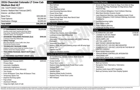 Photos of 2026 Chevrolet Colorado LT for sale in Omaha, NE at Gregg Young Chevrolet of Omaha