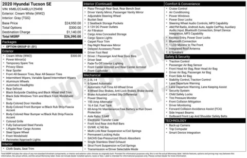 Photos of 2020 Hyundai Tucson SE for sale in Omaha, NE at Gregg Young Chevrolet of Omaha