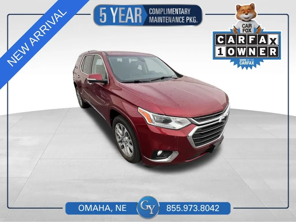 Red 2021 Chevrolet Traverse Premier for sale in Omaha, NE