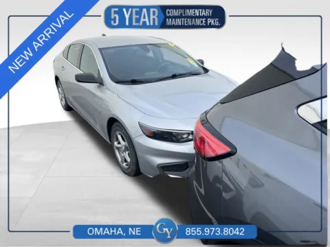 Silver 2018 Chevrolet Malibu LS for sale in Omaha, NE