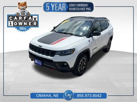White 2025 Jeep Compass Trailhawk for sale in Omaha, NE