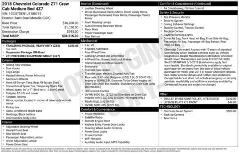 Photos of 2018 Chevrolet Colorado Z71 for sale in Omaha, NE at Gregg Young Chevrolet of Omaha