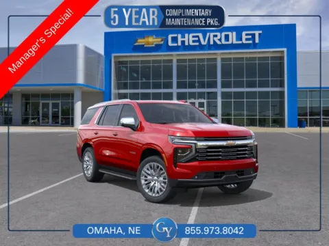 Red 2026 Chevrolet Tahoe Premier for sale in Omaha, NE