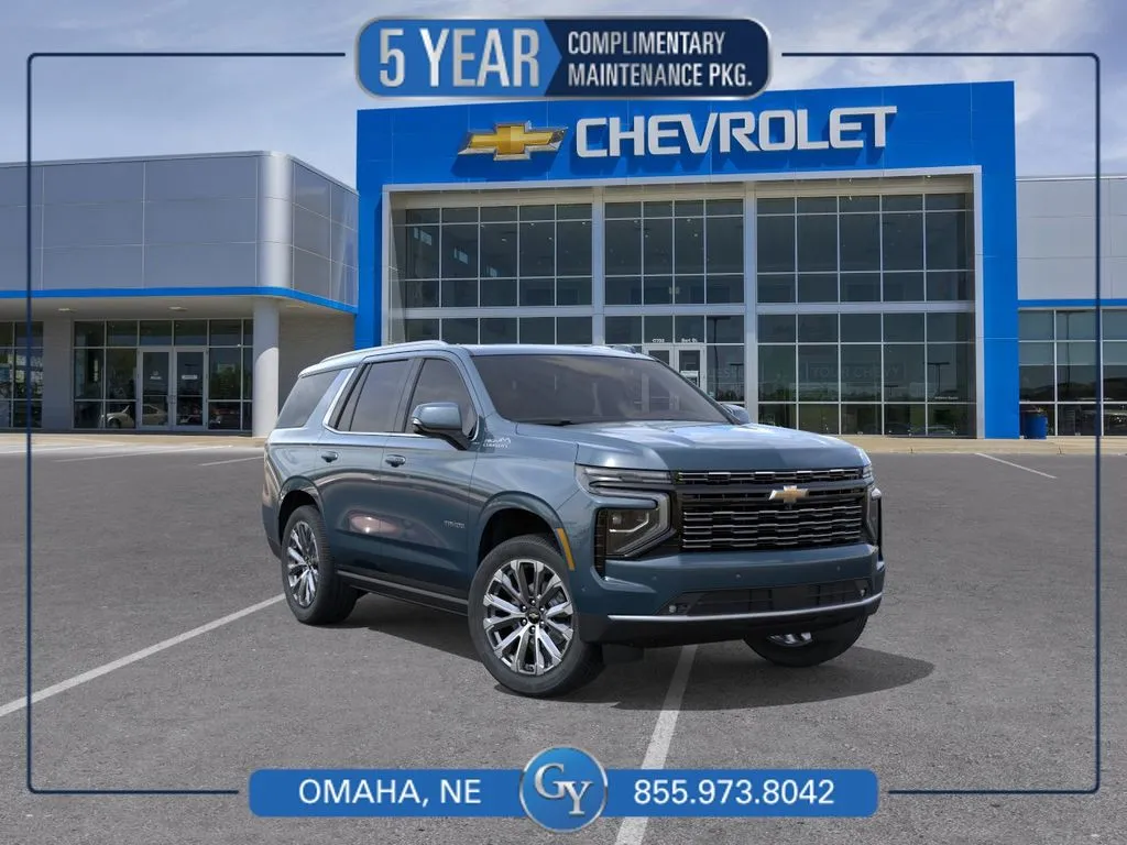 Blue 2026 Chevrolet Tahoe High Country for sale in Omaha, NE