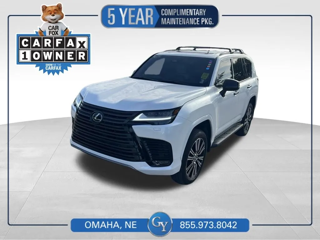 White 2025 Lexus LX 600 Luxury for sale in Omaha, NE
