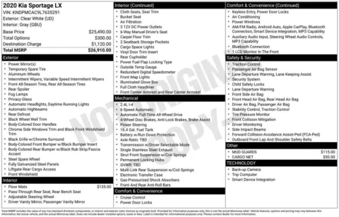 Photos of 2020 Kia Sportage LX for sale in Omaha, NE at Gregg Young Chevrolet of Omaha