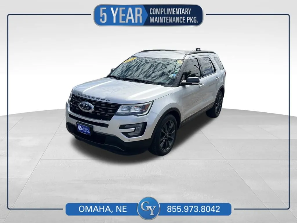 Silver 2017 Ford Explorer XLT for sale in Omaha, NE