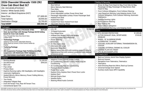 Photos of 2026 Chevrolet Silverado 1500 ZR2 for sale in Omaha, NE at Gregg Young Chevrolet of Omaha