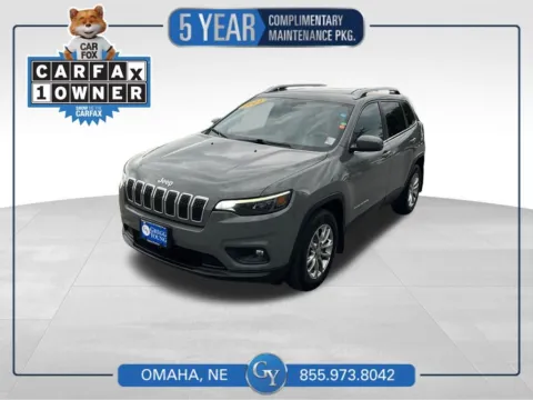 Gray 2021 Jeep Cherokee Latitude Lux for sale in Omaha, NE