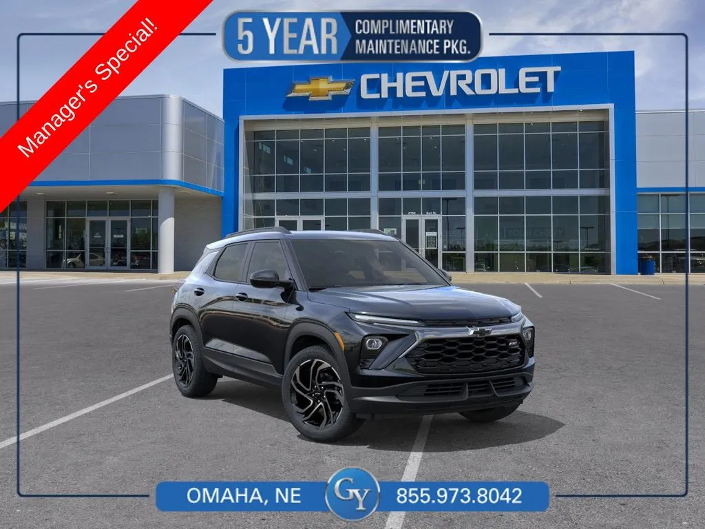 Black 2026 Chevrolet TrailBlazer RS for sale in Omaha, NE