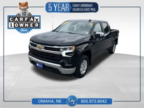 Black 2023 Chevrolet Silverado 1500 LT for sale in Omaha, NE