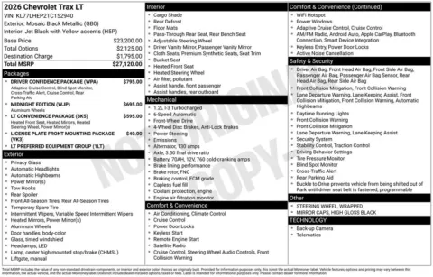 Photos of 2026 Chevrolet Trax LT for sale in Omaha, NE at Gregg Young Chevrolet of Omaha