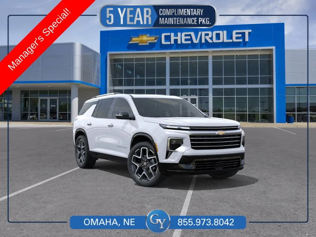 White 2026 Chevrolet Traverse High Country for sale in Omaha, NE
