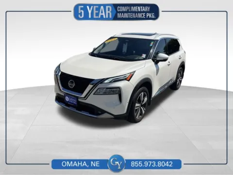 White 2021 Nissan Rogue Platinum for sale in Omaha, NE