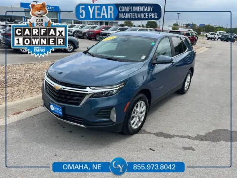 Blue 2024 Chevrolet Equinox LT for sale in Omaha, NE