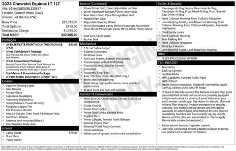Photos of 2024 Chevrolet Equinox LT for sale in Omaha, NE at Gregg Young Chevrolet of Omaha