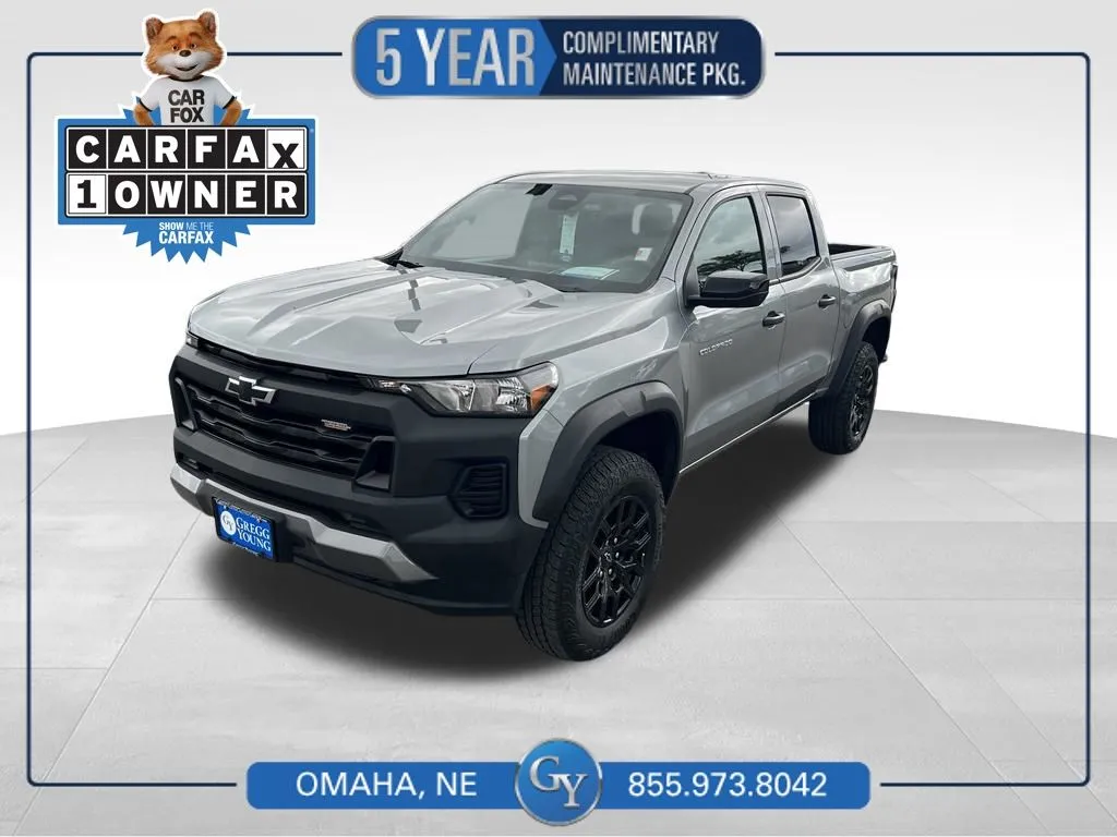 Gray 2026 Chevrolet Colorado Trail Boss for sale in Omaha, NE