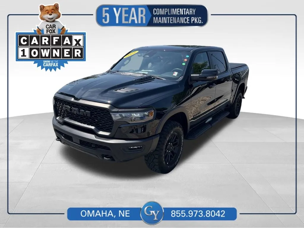 Black 2025 Ram 1500 Rebel for sale in Omaha, NE