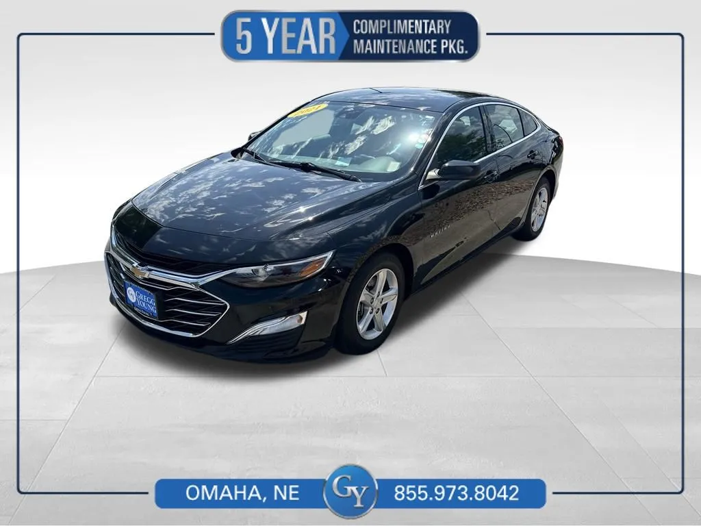 Black 2021 Chevrolet Malibu LS for sale in Omaha, NE