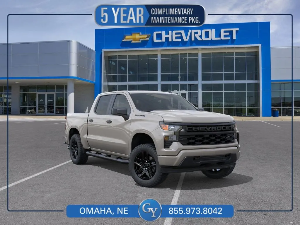 White 2026 Chevrolet Silverado 1500 Custom for sale in Omaha, NE