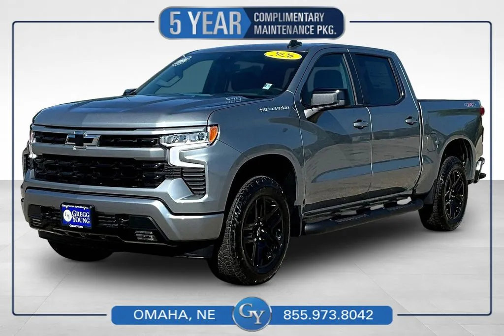 Gray 2026 Chevrolet Silverado 1500 RST for sale in Omaha, NE