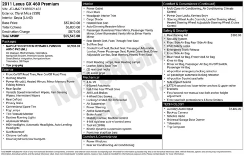 Photos of 2011 Lexus GX 460 Premium for sale in Omaha, NE at Gregg Young Chevrolet of Omaha