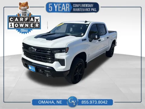 White 2024 Chevrolet Silverado 1500 LT Trail Boss for sale in Omaha, NE