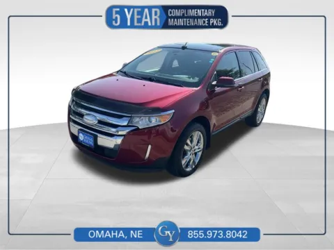 Red 2013 Ford Edge Limited for sale in Omaha, NE