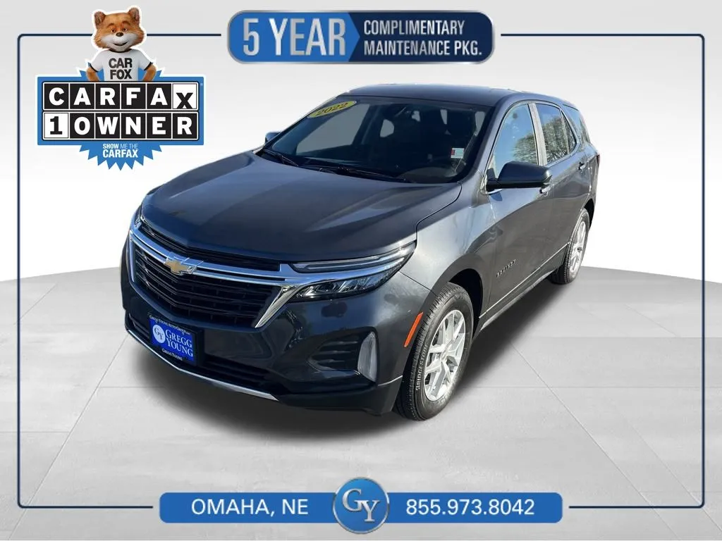 Gray 2022 Chevrolet Equinox LT for sale in Omaha, NE