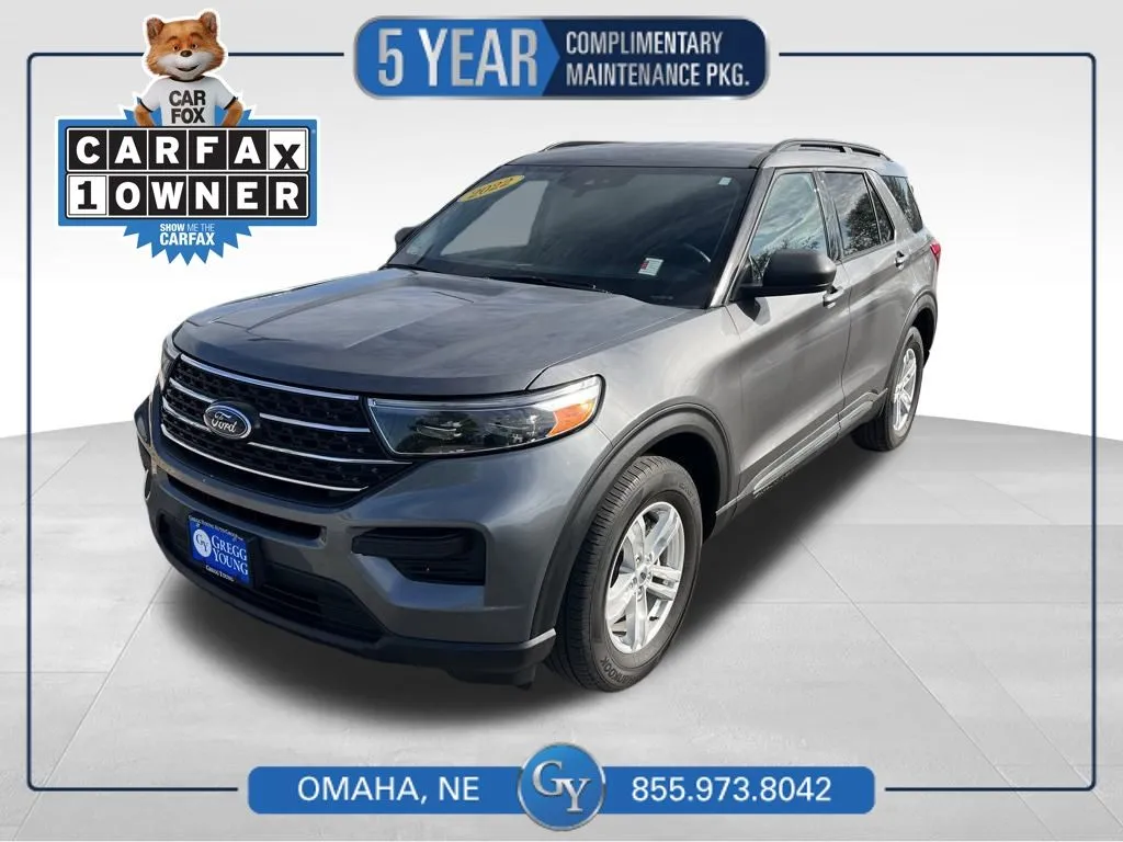 Gray 2022 Ford Explorer XLT for sale in Omaha, NE