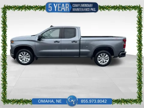 Gray 2021 Chevrolet Silverado 1500 Custom for sale in Omaha, NE