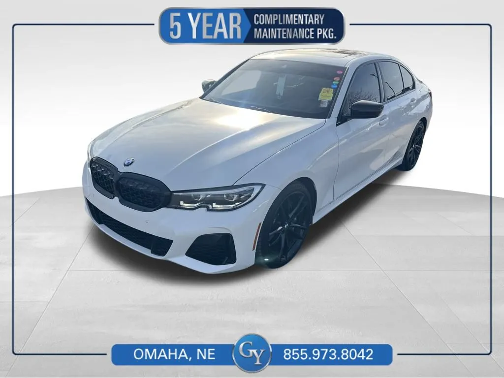 White 2021 BMW 3 Series M340i xDrive for sale in Omaha, NE