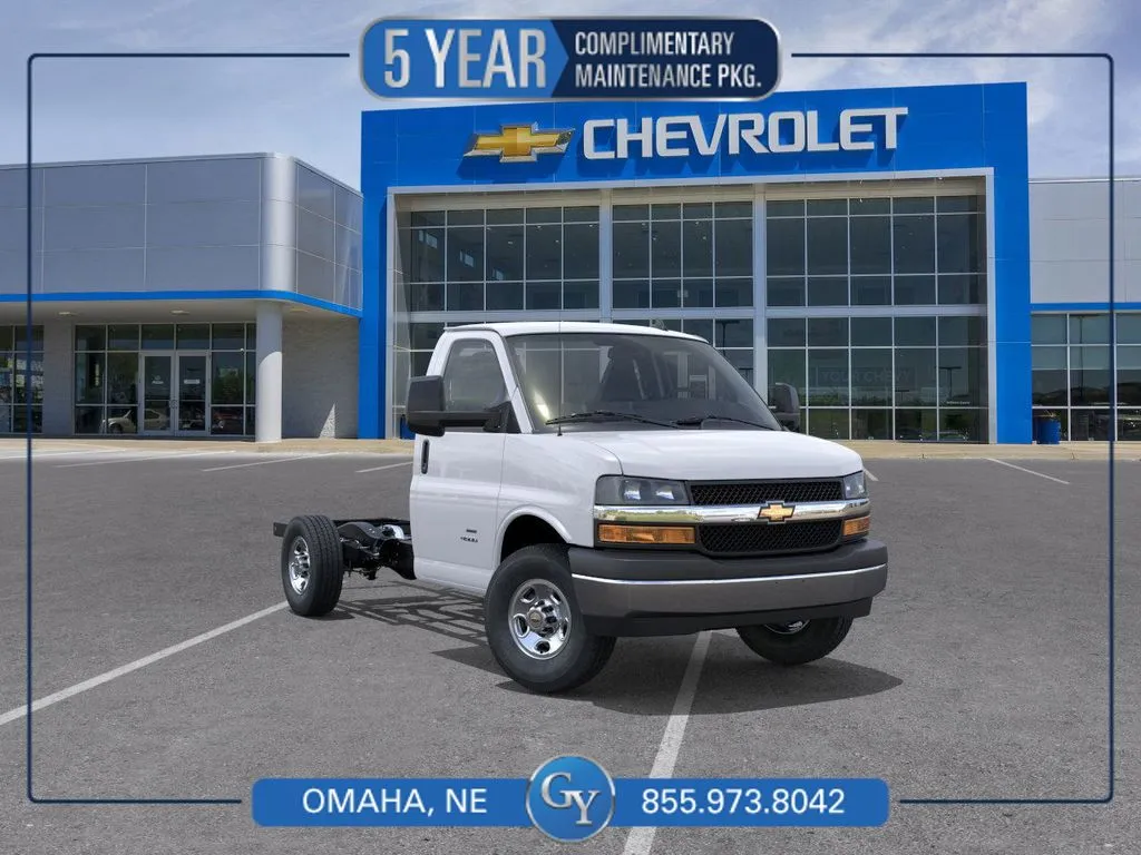 White 2025 Chevrolet Express 3500 Work Van for sale in Omaha, NE