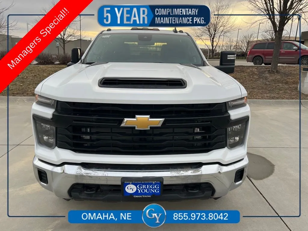 White 2024 Chevrolet Silverado 3500HD Work Truck for sale in Omaha, NE