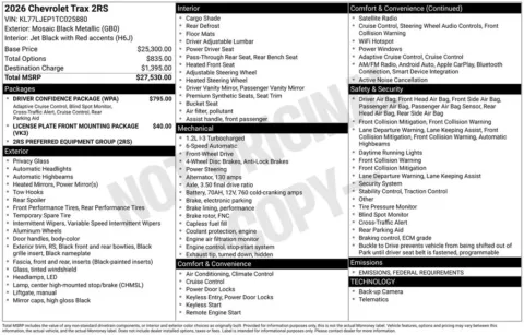 Photos of 2026 Chevrolet Trax 2RS for sale in Omaha, NE at Gregg Young Chevrolet - Omaha