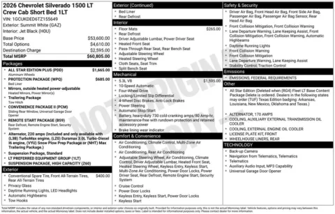 Photos of 2026 Chevrolet Silverado 1500 LT for sale in Omaha, NE at Gregg Young Chevrolet - Omaha