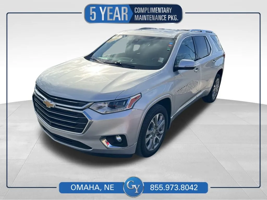 Silver 2020 Chevrolet Traverse Premier for sale in Omaha, NE