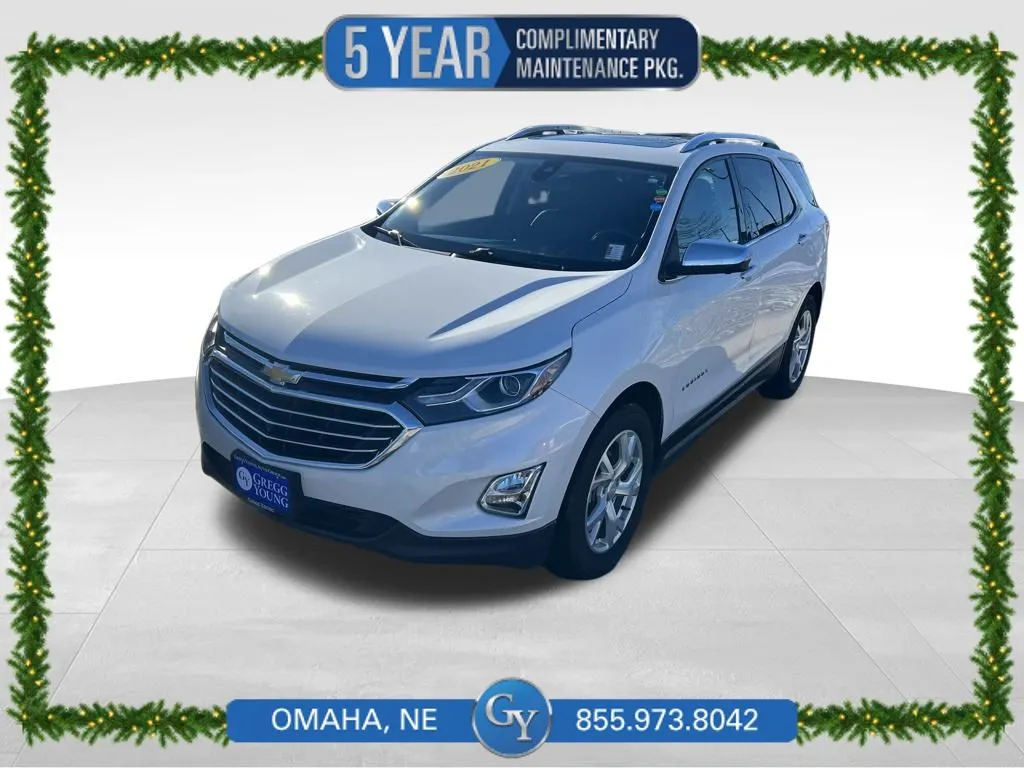 White 2021 Chevrolet Equinox Premier for sale in Omaha, NE