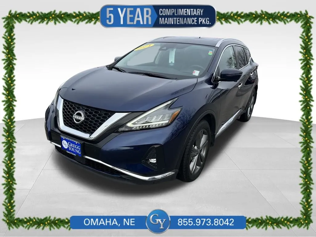 Blue 2024 Nissan Murano Platinum for sale in Omaha, NE