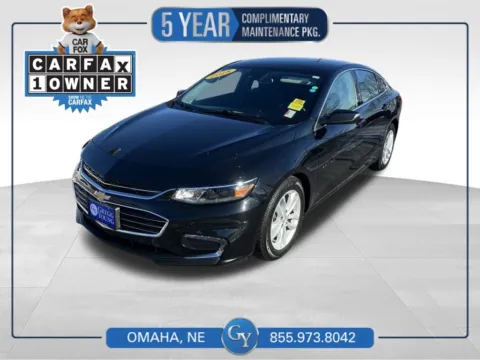 Black 2018 Chevrolet Malibu Hybrid for sale in Omaha, NE