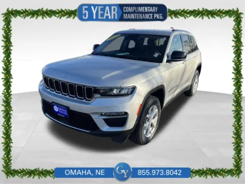Silver 2023 Jeep Grand Cherokee Limited for sale in Omaha, NE