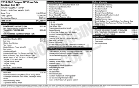 Photos of 2018 GMC Canyon SLT for sale in Omaha, NE at Gregg Young Chevrolet - Omaha