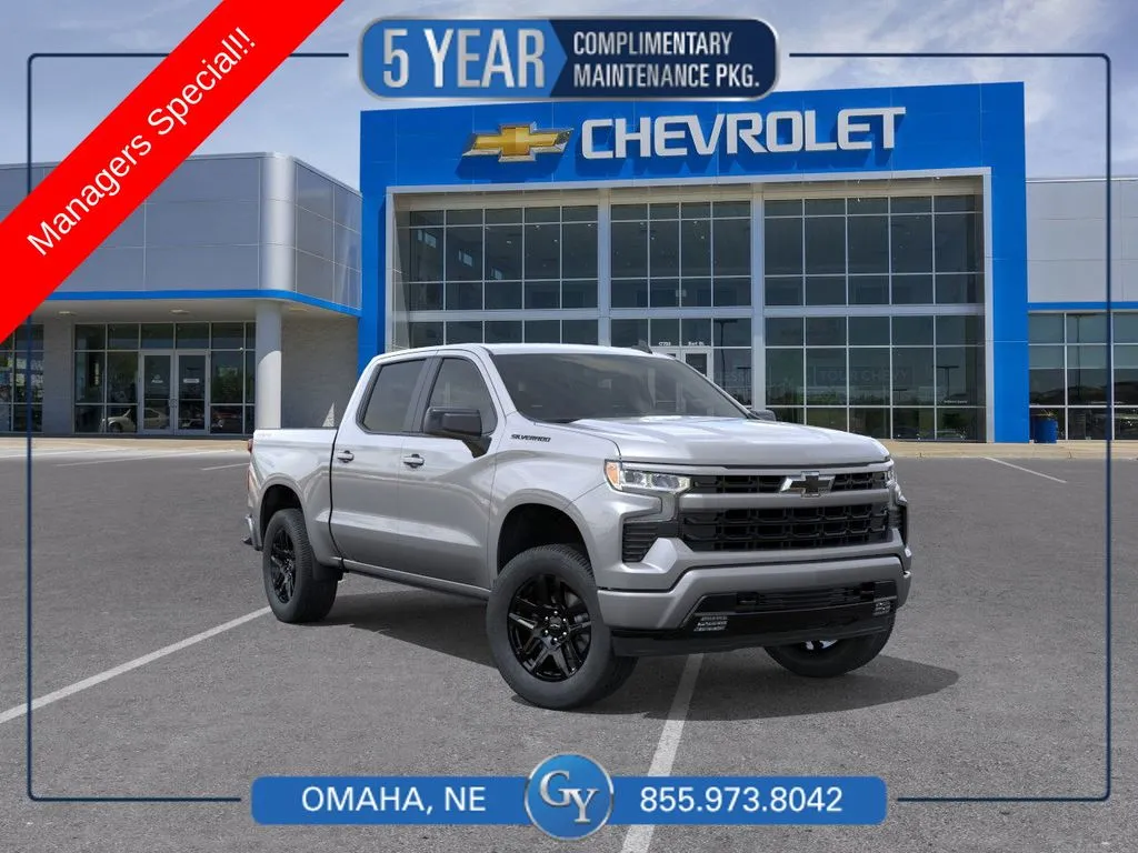 Gray 2026 Chevrolet Silverado 1500 RST for sale in Omaha, NE