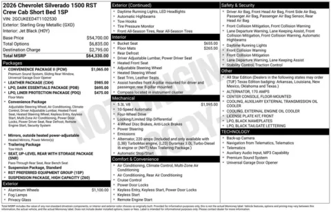 Photos of 2026 Chevrolet Silverado 1500 RST for sale in Omaha, NE at Gregg Young Chevrolet - Omaha