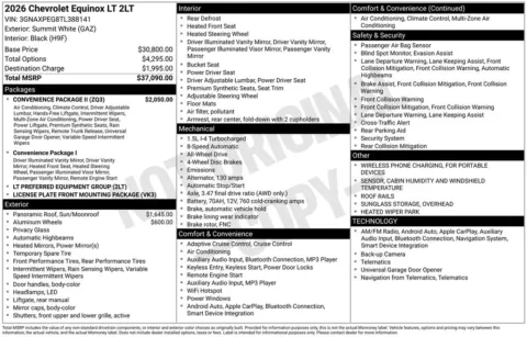 Photos of 2026 Chevrolet Equinox LT for sale in Omaha, NE at Gregg Young Chevrolet - Omaha