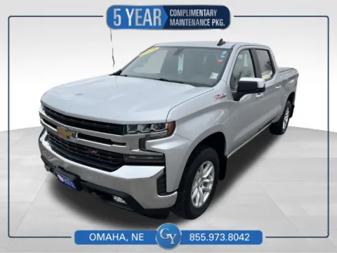 Silver 2019 Chevrolet Silverado 1500 LT for sale in Omaha, NE