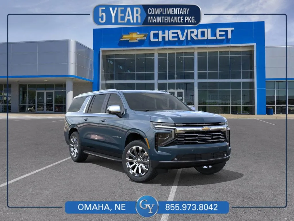 Blue 2026 Chevrolet Suburban Premier for sale in Omaha, NE